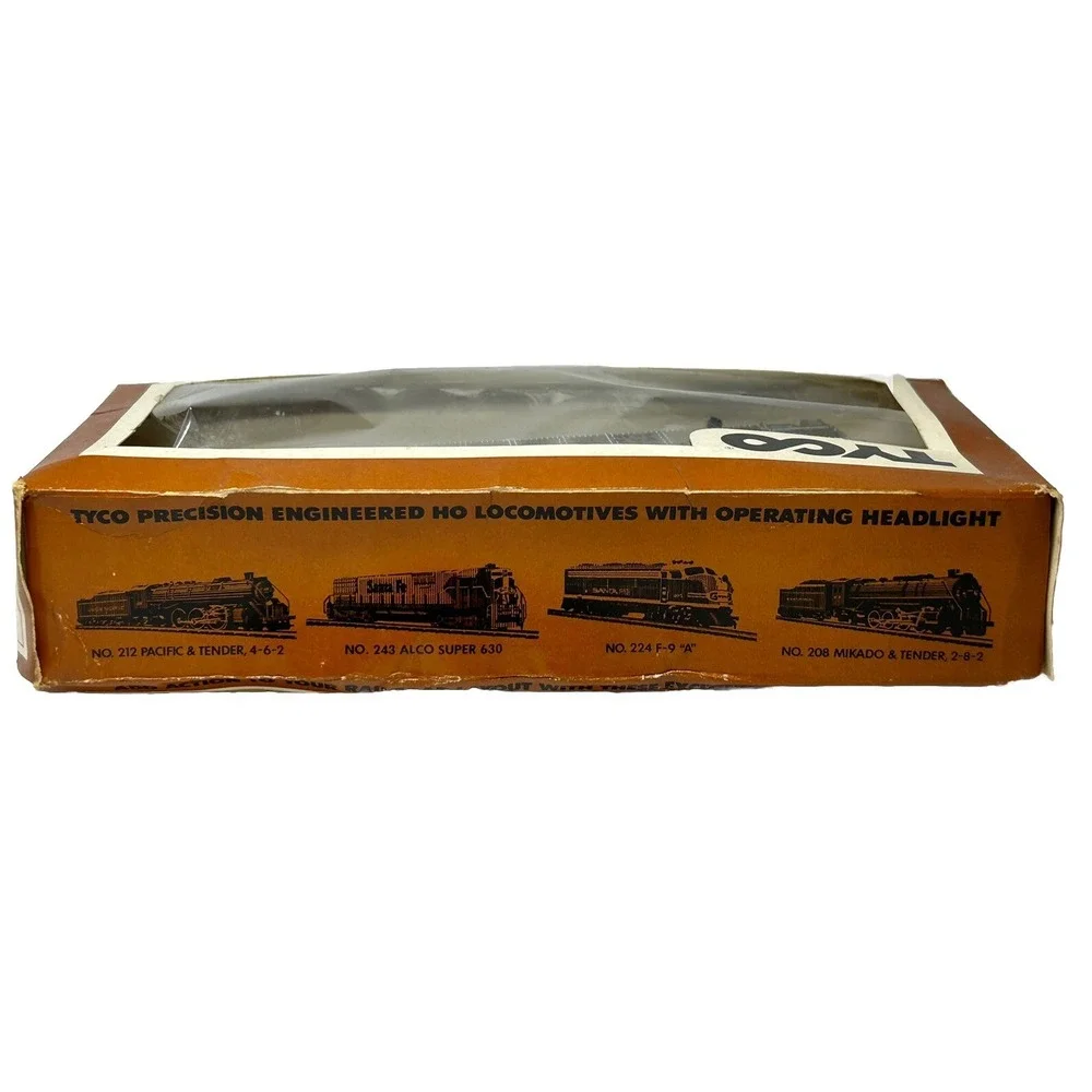 TYCO HO Virginian 4 Bay Hopper Car 344C Model Freight Train‎ Car With Box